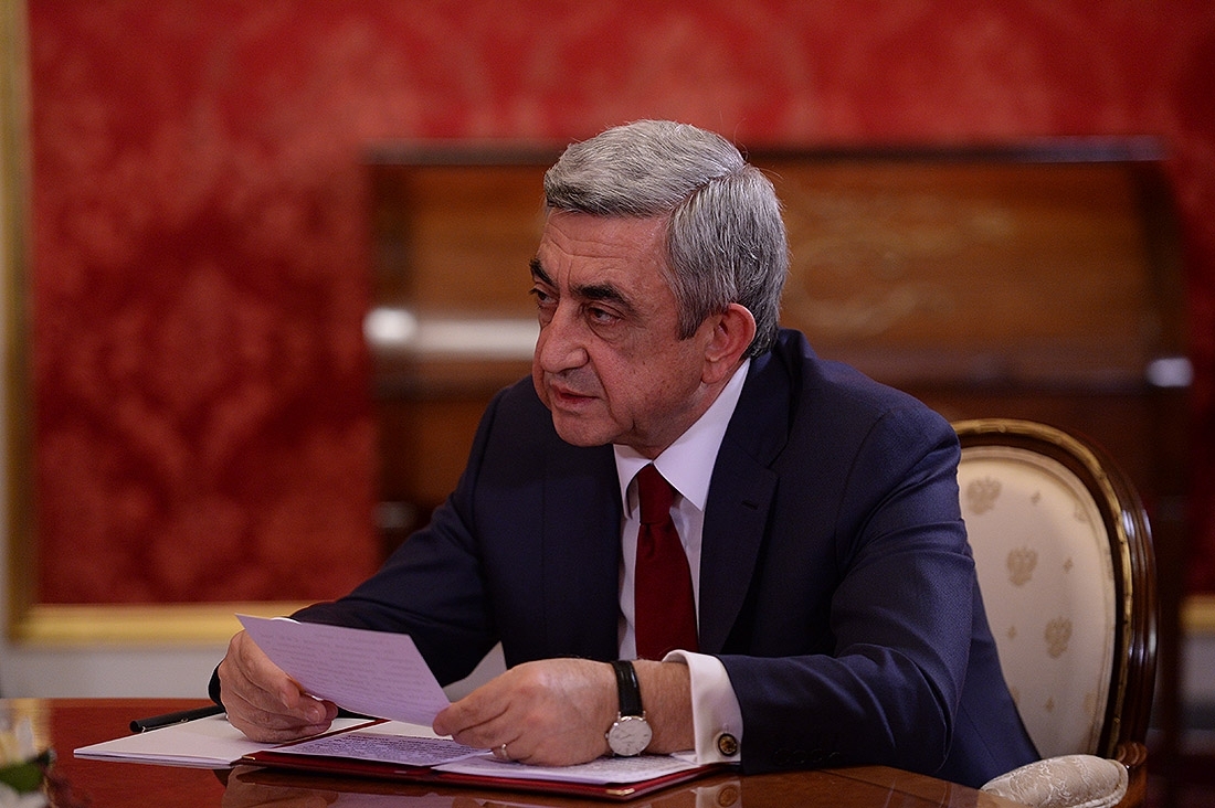 Саргсян поручил нейтрализовать антиармянские документы