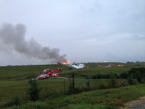 Транспортный самолет Airbus разбился в США