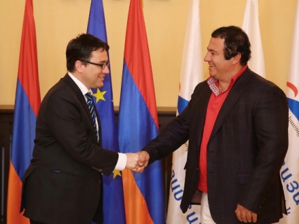 Лидер «Процветающей Армении» встретился с послом