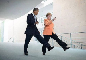 Обама и Меркель 