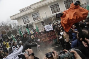 Антиазербайджанская демонстрация в Стамбуле