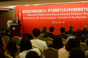 Серж Саргсян: Мы чувствовали поддержку Китая