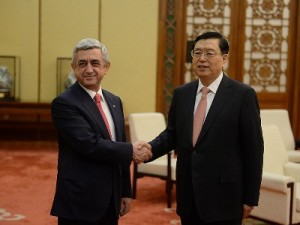 Армения придает большое значение углублению отношений с Китаем: Серж Саргсян