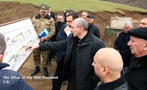 Президент Арцаха совершил инспекционную поездку в село Колатак