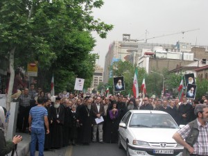 Представители армянской общины в Тегеране провели акцию протеста перед турецким посольством