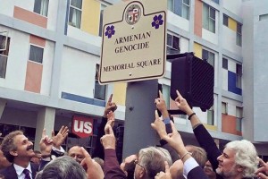 В Лос-Анджелесе открылась Площадь памяти Геноцида армян