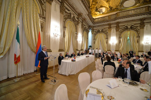 Саргсян: Да здравствует армяно-итальянская дружба!