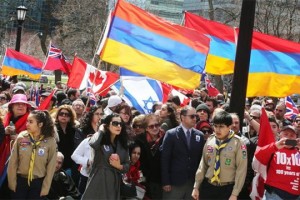 Тысячи армян Канады отметили 100-летнюю годовщину Геноцида армян