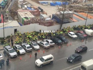 Обманутые строители вышли на митинг в Баку