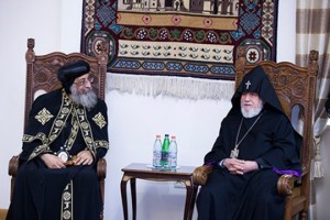 Патриарх Коптской православной церкви прибыл в Армению