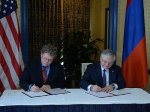 Армения и США подписали Соглашение о торговле и инвестициях