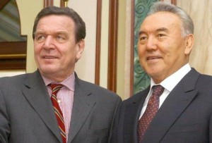 Как Герхард Шрёдер рекламировал Казахстан