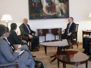 Глава МИД Армении провел встречу с заместителем главы МИД Ирана