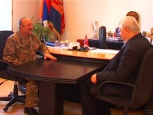 Министр обороны Арцаха обсудил с Каспшиком ситуацию на линии соприкосновения