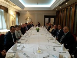 Бако Саакян на встрече с членами филиала Всеармянского фонда «Айастан» в Лондоне