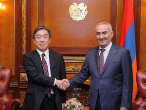 Галуст Саакян обсудил с послом Японии развитие двусторонних отношений