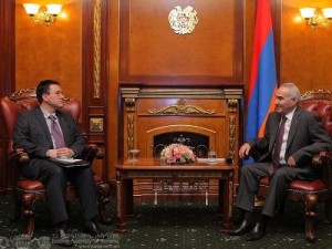 Спикер парламента принял главу делегации Евросоюза в Армении
