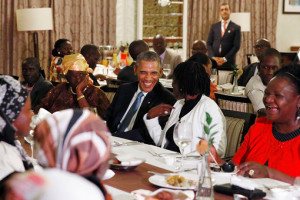 Обама поужинал с бабушкой в Кении