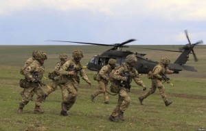 Армянские военнослужащие на учениях НАТО