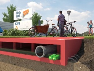 В Голландии из переработанного пластика построят «вечные» дороги