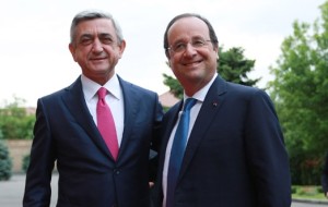 Президент Армении поздравил французского коллегу