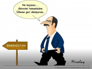 Карикатура на турецкого прокурора: «Я не сбежал в Армению, я поехал в свою страну»