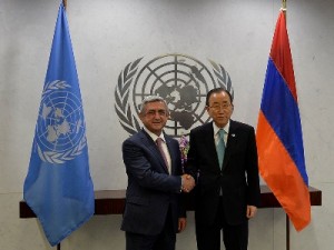Генсек ООН на встрече с президентом Армении выразил обеспокоенность по поводу напряженности на границе