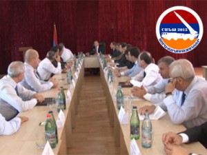 Учения «Шант-2015»: состоялось условное выездное заседание правительства Армении