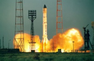 С космодрома Байконур стартовала ракета-носитель «Протон-М»