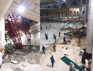 Число жертв падения крана на мечеть в Мекке выросло до 87 человек