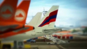 Объем пассажирских авиаперевозок в Армении резко сократился