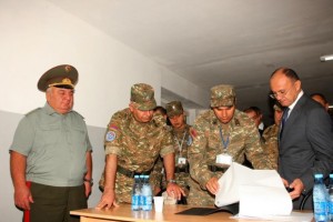 Миротворческая бригада Вооруженных сил Армении проводит учения