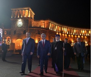 Серж Саргсян присутствовал на гала-концерте в честь 2797-летия Еревана