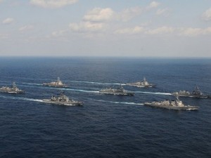 В Бенгальском заливе начались военно-морские учения Индии, США и Японии