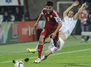 Армения - Албания - 0:2 (после первого тайма)