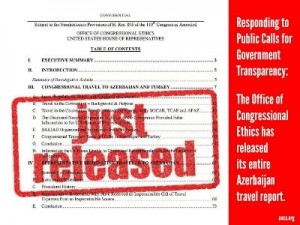 Бюро по этике опубликовало доклад о поездках конгрессменов в Азербайджан