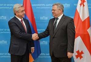 Давид Усупашвили отметил важность визита президента Армении в Грузию