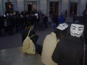 В Ереване стартовало третье «Шествие анонимусов»