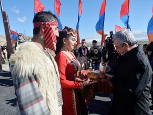 Президент Армении принял участие в праздновании 100-летия героической самообороны Муса-Дага