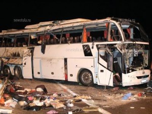 Сотрудники полиции и СК Армении отправились на место ДТП с участием автобуса Москва-Ереван