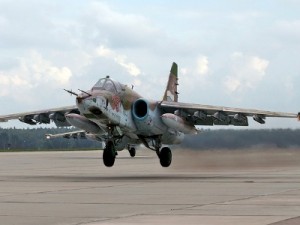 В Украине во время учений разбился военный самолет СУ-25