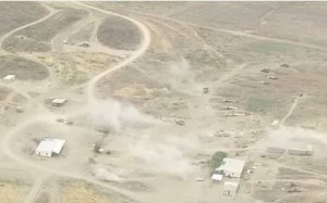 Армия обороны НКР уничтожила военную базу Азербайджана (Видео)