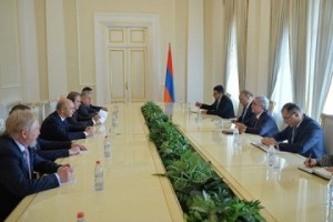 Серж Саргсян принял делегацию во главе с министром финансов России