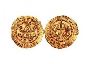 На аукцион выставлена киликийская золотая монета Левона первого