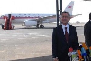 В Ереване хотели взорвать самолет президента Армении