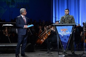 Президент Армении присутствовал на вручении премий «Айкян»