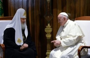 Папа Римский и Патриарх всея Руси встретились в Гаване