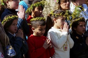 Армянская Церковь празднует Вербное воскресенье