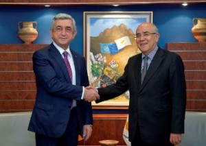 Президент Армении провел встречу с председателем Палаты представителей Кипра