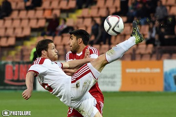 Матч между сборной Армении и Белоруссии завершился нулевой ничьей